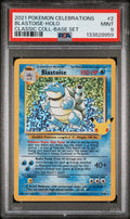 Blastoise Holo Pokemon Celebrations Classic Collection 2/102 PSA 9