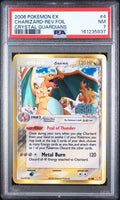 Charizard Crystal Guardians Pokemon Ex Reverse Holo Stamped 4/100 PSA 7