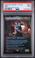 Abby Merciless Soldier Last Of Us-Foil Magic Gathering Secret Lair 2202 PSA 9