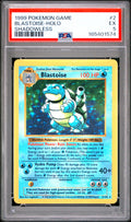 Blastoise Holo Shadowless Base Set Pokemon Game 2/102 PSA 5