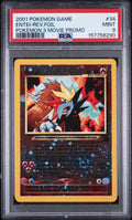 Entei Pokemon Movie Promo Pokemon Reverse Holo WOTC 34 PSA 9