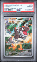 Tyrunt Perfect Order Pokemon Center Black Star Promo MEP070 PSA 8