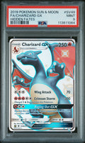 Charizard Gx Pokemon Sun & Moon Hidden Fates SV49/SV94 PSA 9