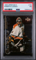 Roberto Luongo Upper Deck 163 Young Guns Rookie Card PSA 7