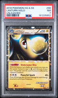 Lanturn Holo Pokemon Heartgold & Soulsilver Unleashed 86/95 PSA 7
