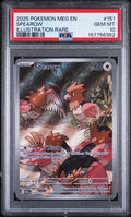Spearow Illustration Rare Pokemon Meg En-Mega Evolution 151/132 PSA 10
