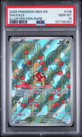 Shuckle Illustration Rare Pokemon Meg En-Mega Evolution 136/132 PSA 10
